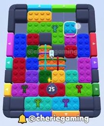Color Block Jam level 477: screenshot of the board