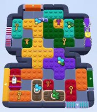 Color Block Jam level: screenshot of the board