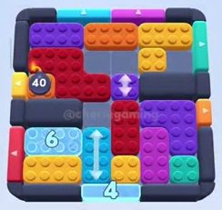 Color Block Jam level 534 / 1204 / 1209 / 1211 / 1428: screenshot of the board