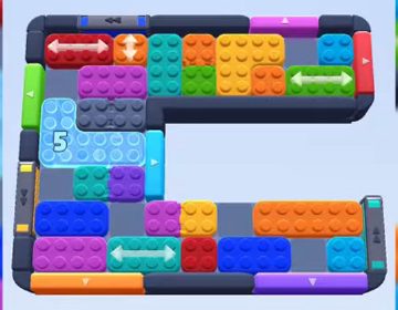 Color Block Jam level 428 / 822 / 1322: screenshot of the board