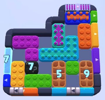 Color Block Jam level 1113 / 1120: screenshot of the board