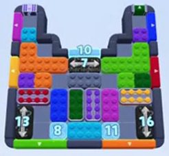 Color Block Jam level 1214 / 1212 / 1219: screenshot of the board