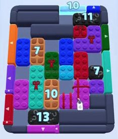 Color Block Jam level 1679 / 2669: screenshot of the board