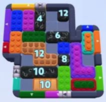 Color Block Jam level 1151 / 1148: screenshot of the board