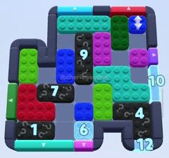 Color Block Jam level 1374 / 1376 / 1373 / 1378 / 2286: screenshot of the board
