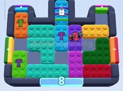 Color Block Jam level 948 / 946 / 1761 / 1872: screenshot of the board
