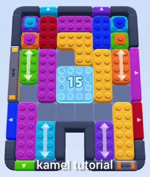 Color Block Jam level 304 / 692 / 1142: screenshot of the board