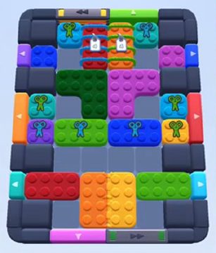 Color Block Jam level 292 / 680 / 2360: screenshot of the board
