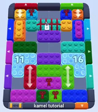 Color Block Jam level 359 / 753 / 1197: screenshot of the board