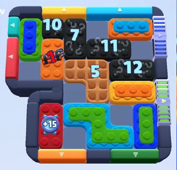 Color Block Jam level 993 / 994 / 1900: screenshot of the board