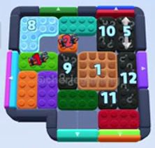 Color Block Jam level 1021 / 1020 / 1929: screenshot of the board