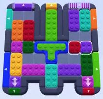 Color Block Jam level 1169 / 1163 / 1167: screenshot of the board