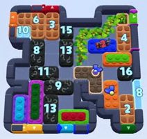 Color Block Jam level: screenshot of the board
