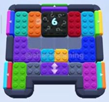Color Block Jam level 978 / 979 / 1883: screenshot of the board