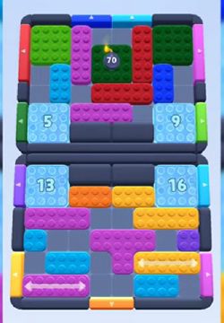 Color Block Jam level 313: screenshot of the board