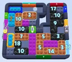 Color Block Jam level 1579 / 2490: screenshot of the board