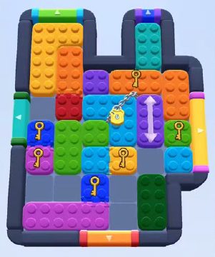 Color Block Jam level 452 / 846 / 1346: screenshot of the board