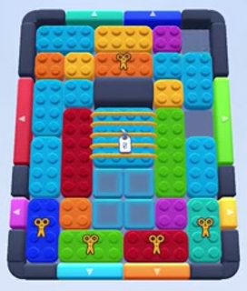 Color Block Jam level 161 / 549 / 999 / 1672: screenshot of the board