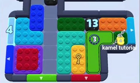 Color Block Jam level 1415: screenshot of the board