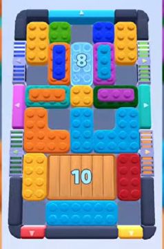 Color Block Jam level 357 / 424 / 751 / 1195: screenshot of the board