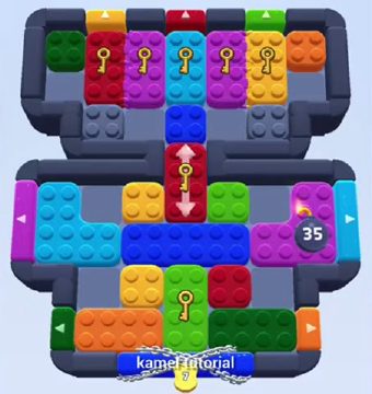 Color Block Jam level 489 / 919 / 1383: screenshot of the board