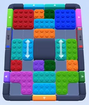 Color Block Jam level 316 / 704 / 1154: screenshot of the board