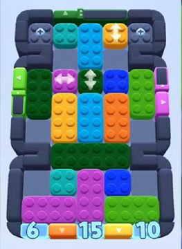 Color Block Jam level 582 / 1504: screenshot of the board