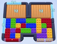 Color Block Jam level 1625 / 1627 / 1689 / 2621: screenshot of the board