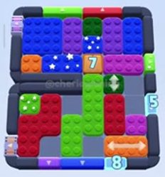 Color Block Jam level 552 / 1229 / 1446: screenshot of the board
