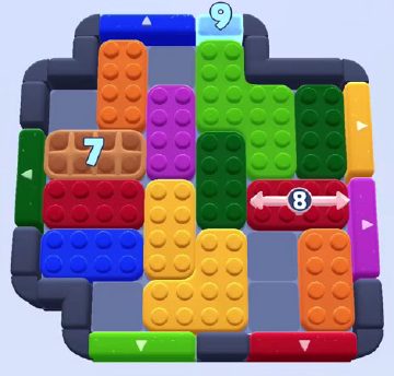 Color Block Jam level 1512 / 1515 / 1518 / 1522 / 1532: screenshot of the board