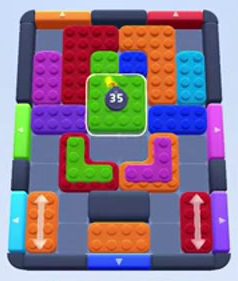 Color Block Jam level 145 / 533 / 983 / 1656: screenshot of the board