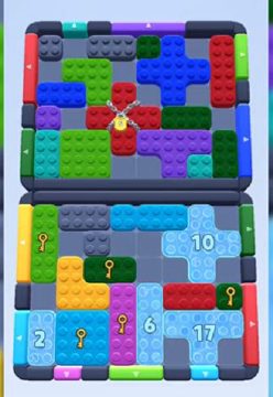 Color Block Jam level 341: screenshot of the board