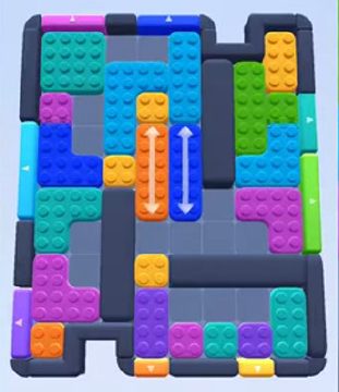 Color Block Jam level 189 / 577 / 1027 / 1700: screenshot of the board