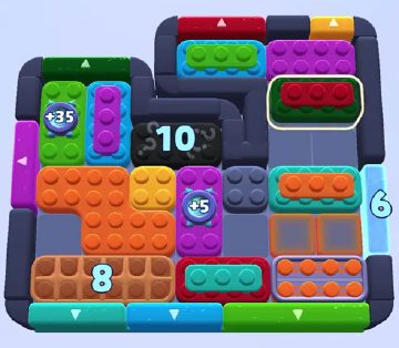 Color Block Jam level 1026 / 1027 / 1917: screenshot of the board