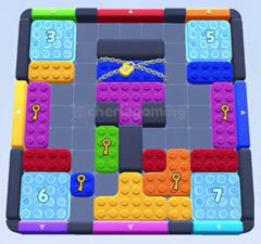 Color Block Jam level 82 / 405 / 870 / 1476: screenshot of the board