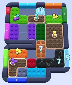 Color Block Jam level 1211 / 1209 / 2118: screenshot of the board