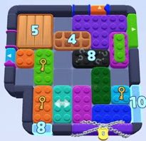 Color Block Jam level 1163 / 1161 / 1162: screenshot of the board