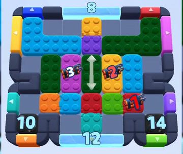 Color Block Jam level 790 / 765 / 1706: screenshot of the board