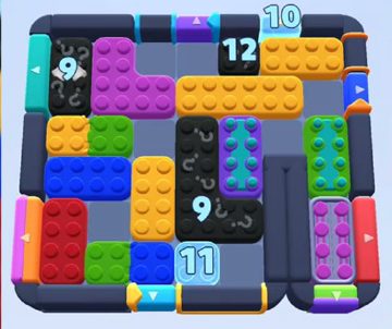 Color Block Jam level 1164 / 1162 / 2101: screenshot of the board
