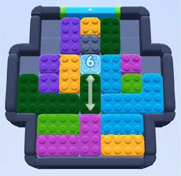 Color Block Jam level 403 / 797 / 1297: screenshot of the board