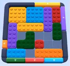 Color Block Jam level: screenshot of the board