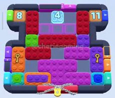 Color Block Jam level 589 / 1544: screenshot of the board