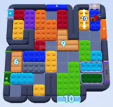 Color Block Jam level 1518 / 1514 / 1517 / 1520: screenshot of the board