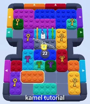 Color Block Jam level 322 / 442 / 716 / 1160: screenshot of the board