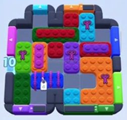 Color Block Jam level 837 / 1734: screenshot of the board