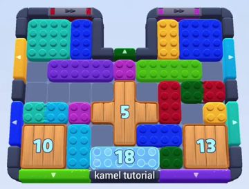 Color Block Jam level 391 / 457 / 785 / 1285: screenshot of the board