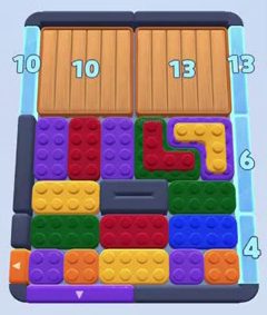 Color Block Jam level: screenshot of the board