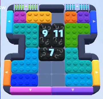Color Block Jam level 988 / 993 / 1899: screenshot of the board
