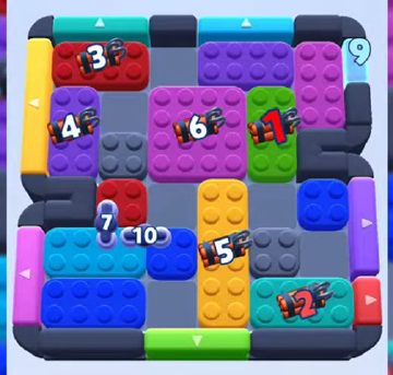 Color Block Jam level 768 / 799: screenshot of the board
