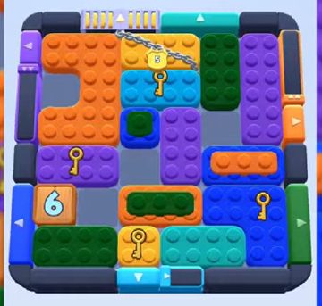 Color Block Jam level 627 / 1545: screenshot of the board